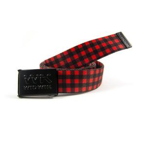 Cinturón De Cuadros Rojos