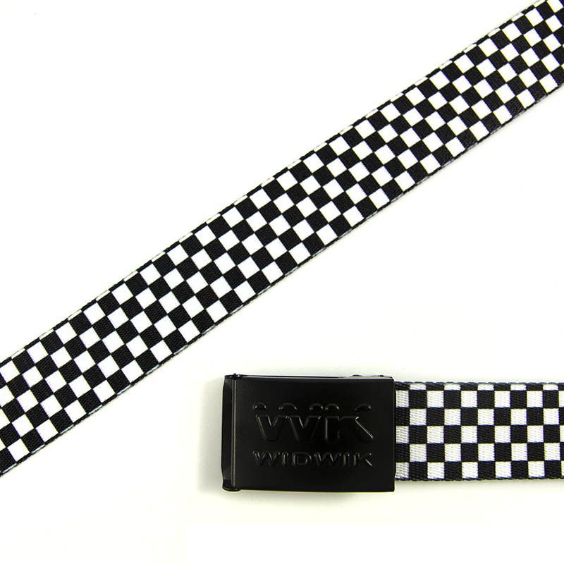 Cinturón Cuadros Negros Blancos - Imagen 3