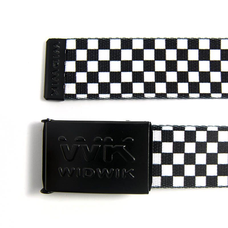 Cinturón Cuadros Negros Blancos - Imagen 2