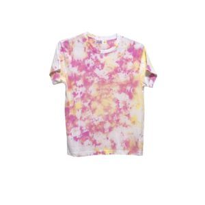 CAMISETA TIEDYE MANCHAS MULTICOLOR