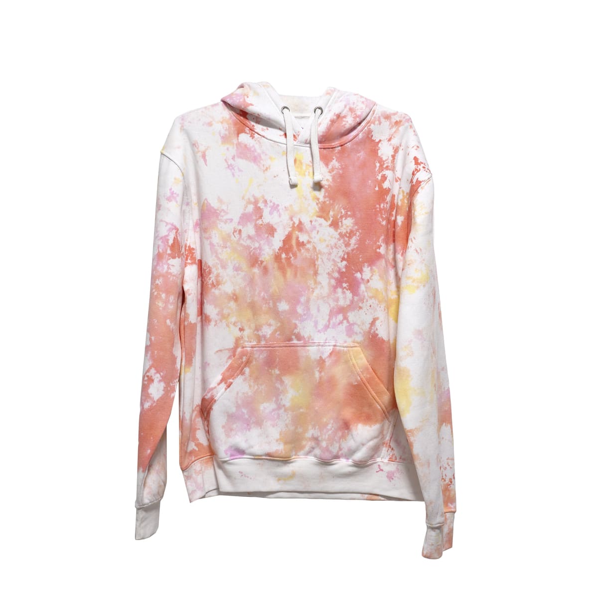 SUDADERA CON CAPUCHA TIEDYE MANCHAS BICOLOR (copia) (copia)