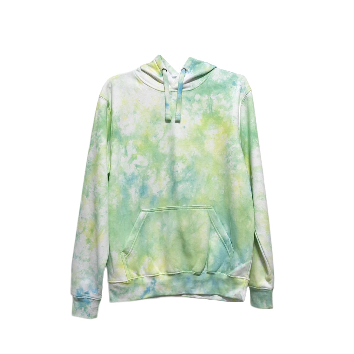 SUDADERA CON CAPUCHA TIEDYE MANCHAS BICOLOR